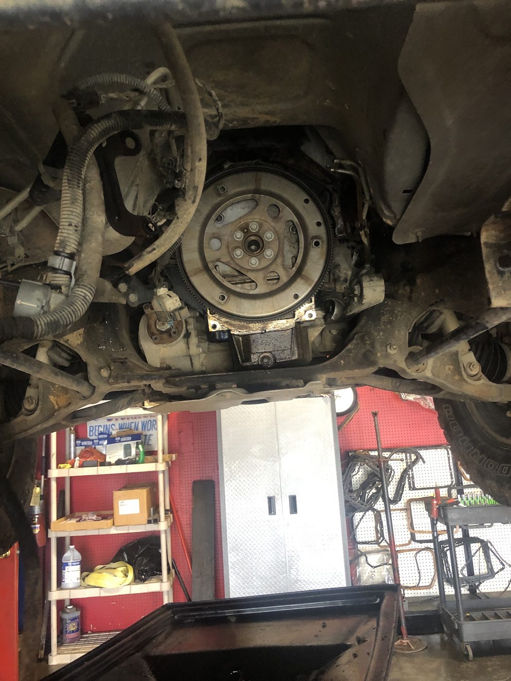 Under the vehicle